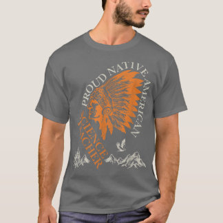 Proud Native American Job Science Teacher  T-Shirt