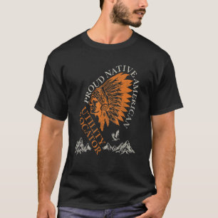 Proud Native American Job Utility Locator T-Shirt