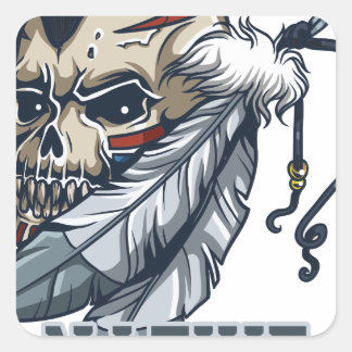 Proud Native American Square Sticker