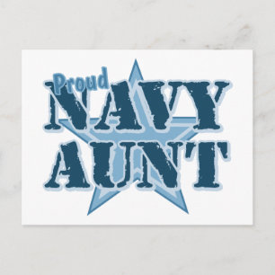 Proud Navy Aunt Postcard