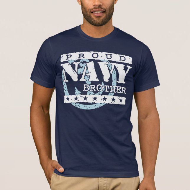Proud Navy Brother T-Shirt (Front)