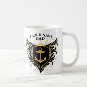 Proud Navy Dad Coffee Mug