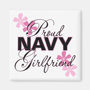 Proud Navy Girlfriend Magnet