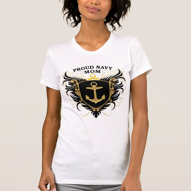 Proud Navy Mum T-Shirt (Front)