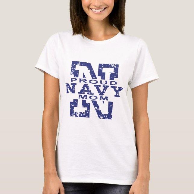 Proud Navy Mum T-Shirt (Front)