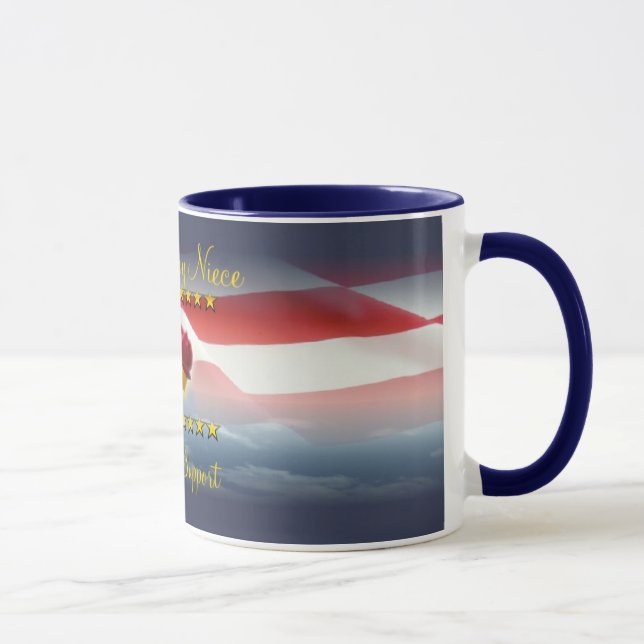 Proud Navy Niece Mug (Right)