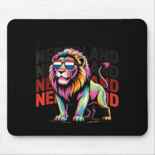 Proud Nederland Boys Oranje Dad Netherlands Hup Mouse Mat