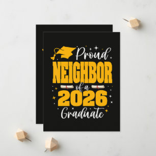 Proud Neighbour Of A Class Of 2026 Graduate Announcement