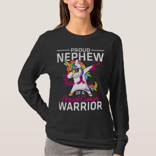 Proud NEPHEW Of A Breast Cancer Warrior Awareness T-Shirt