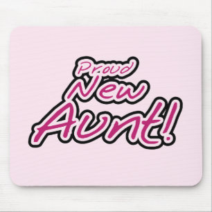 Proud New Aunt tshirts and Gifts Mouse Mat