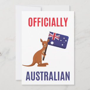 Proud New Australian Citizen Card – Patriotic Gift