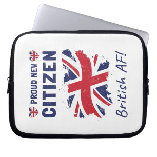 Proud New British Citizen, Citizenship Ceremony Laptop Sleeve