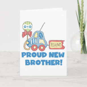 Proud New Brother-It's a Boy Announcement