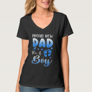 Proud New Dad It s A Boy Promoted to Daddy Gender T-Shirt