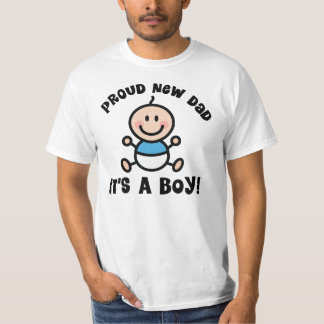 Proud New Dad T-shirt (baby boy)