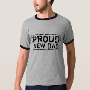 Proud new dad t shirt   Vintage distressed look