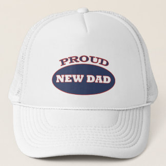 proud new dad trucker hat