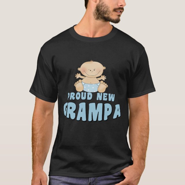 PROUD NEW  Grampa Boy T-Shirt (Front)
