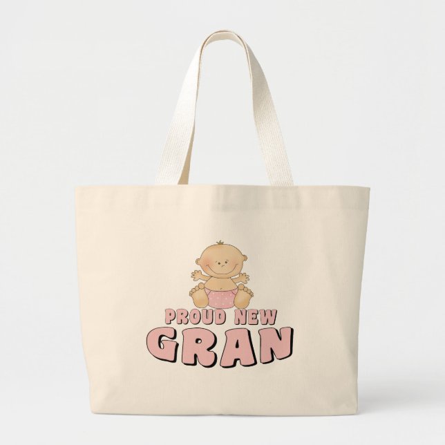 PROUD NEW Gran T-Shirt Large Tote Bag (Front)