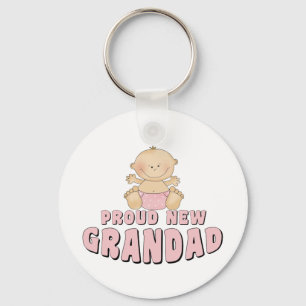 PROUD NEW    Grandad Girl Key Ring