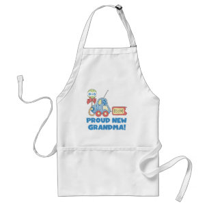 Proud New Grandma-It's a Boy Tshirts and Gifts Standard Apron