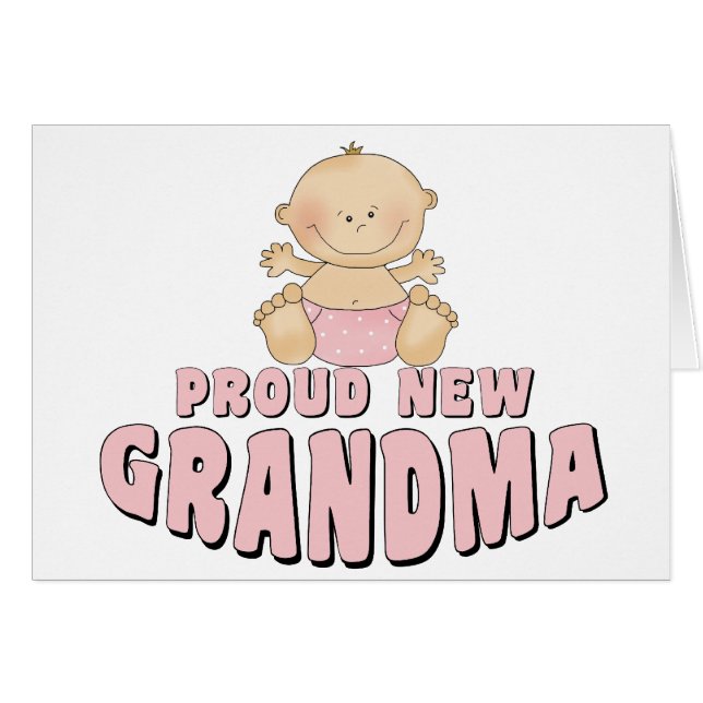 PROUD NEW Grandma T-Shirt (Front Horizontal)