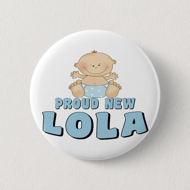 PROUD NEW Lola T-Shirt 6 Cm Round Badge (Front)