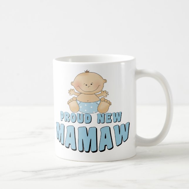PROUD NEW Mamaw T-Shirt Coffee Mug (Right)
