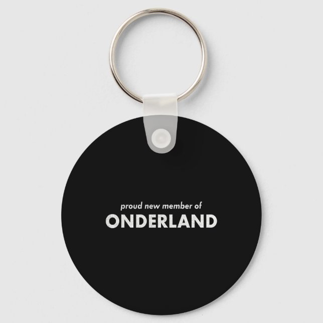 Proud New Member Of Onederland Weight Loss Achieve Key Ring (Front)