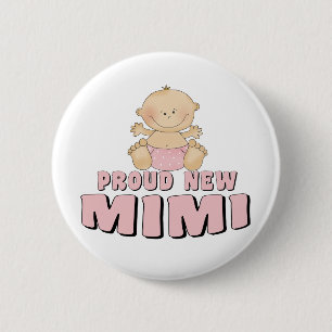 PROUD NEW Mimi T-Shirt 6 Cm Round Badge