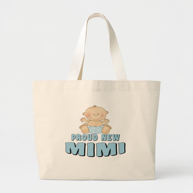 PROUD NEW Mimi T-Shirt Large Tote Bag (Front)