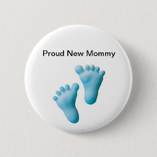 Proud New Mummy 6 Cm Round Badge
