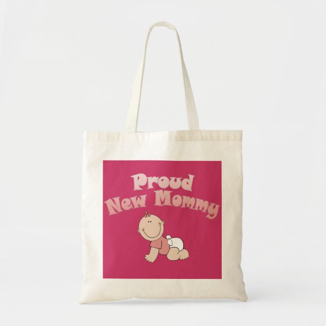 Proud New Mummy, New Mum Tote Bag (Front)