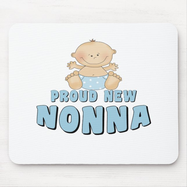 PROUD NEW Nonna T-Shirt Mouse Mat (Front)