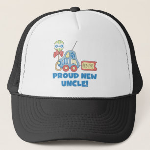 Proud New Uncle It's a Boy Tshirts and Gifts Trucker Hat