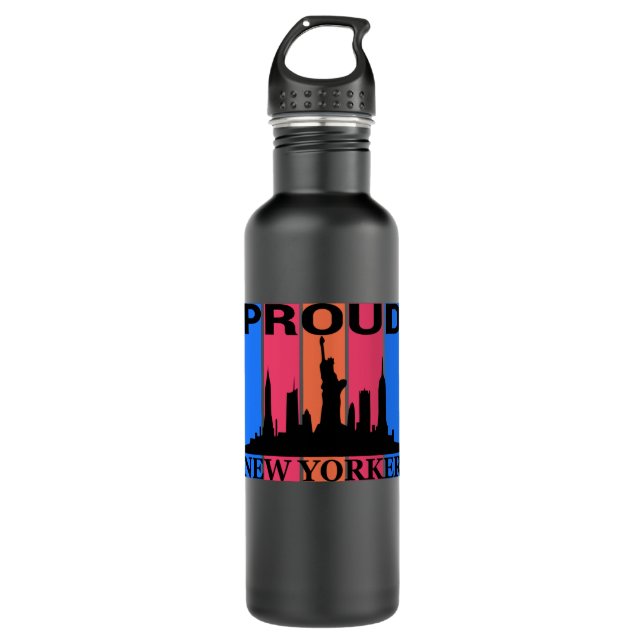 Proud New Yorker - New York Lover 710 Ml Water Bottle (Front)