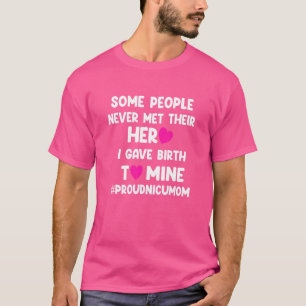 Proud NICU Mum Micro Preemie Baby NICU Warrior Mum T-Shirt