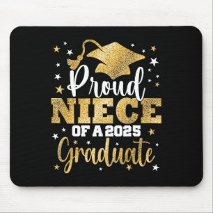 Proud Niece Of A Cl Of 2025 Graduate Senior Gradua Mouse Mat