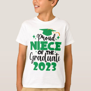 Proud NIECE of a Class of 2023 Graduate Fun Script T-Shirt