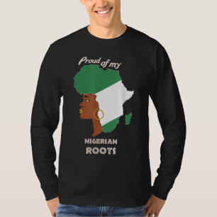 Proud Nigerian Roots Black History Month Women's T-Shirt