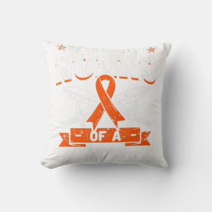 Proud Nonno Of A Leukemia Warrior Grandpa Awarenes Cushion