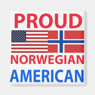 Proud Norwegian American Magnet
