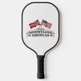 Proud Norwegian American Pickleball Paddle
