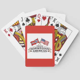 Proud Norwegian American Playing Cards