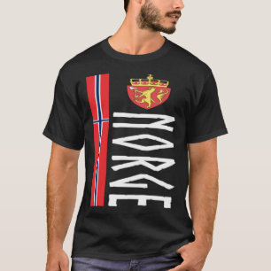 Proud Norwegian Souvenir Flag Of Norway In Bokmal T-Shirt