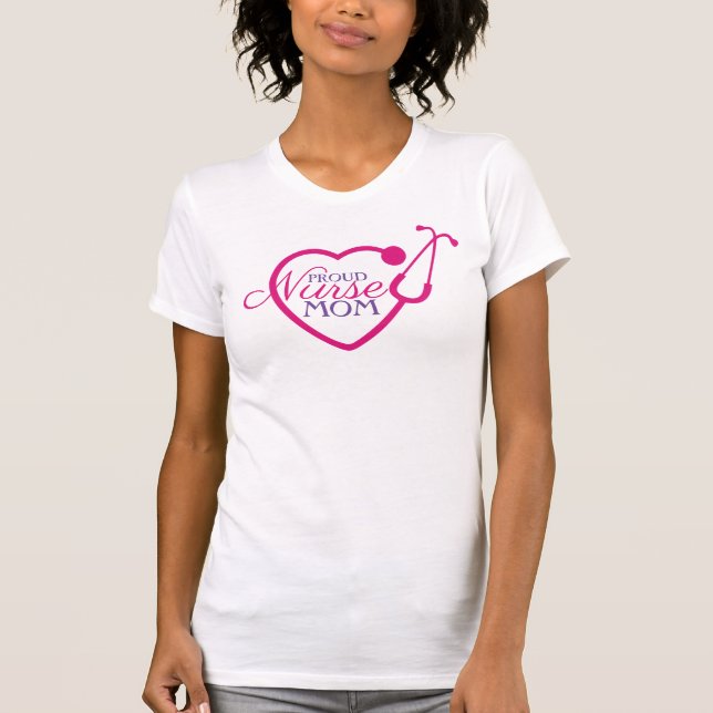 Proud Nurse Mum T-Shirt (Front)