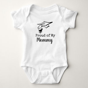 Proud of Mum (can be sister, aunt) Graduation Baby Bodysuit