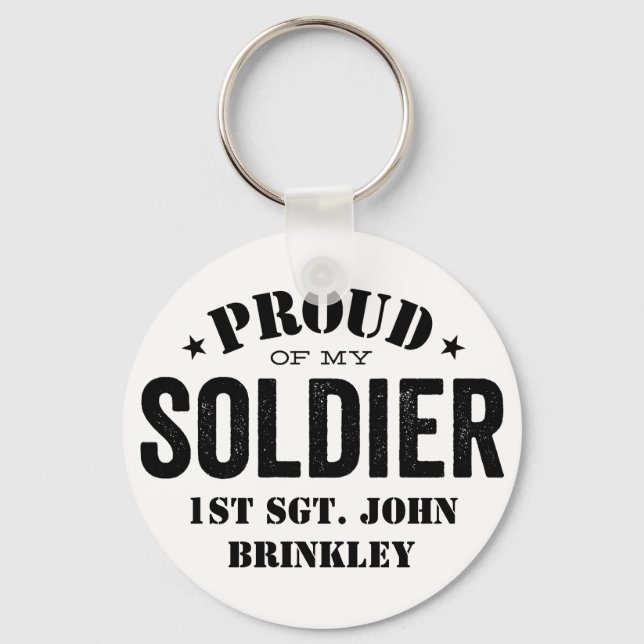Proud of my Army SOLDIER Key Ring (Front)