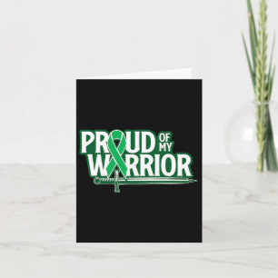 Proud Of My Bile Duct Cancer Warrior - Family Frie Card