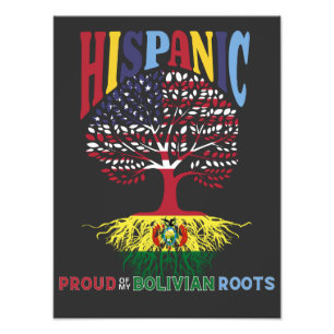 Proud of my Bolivian roots Hispanic Heritage Month Photo Print